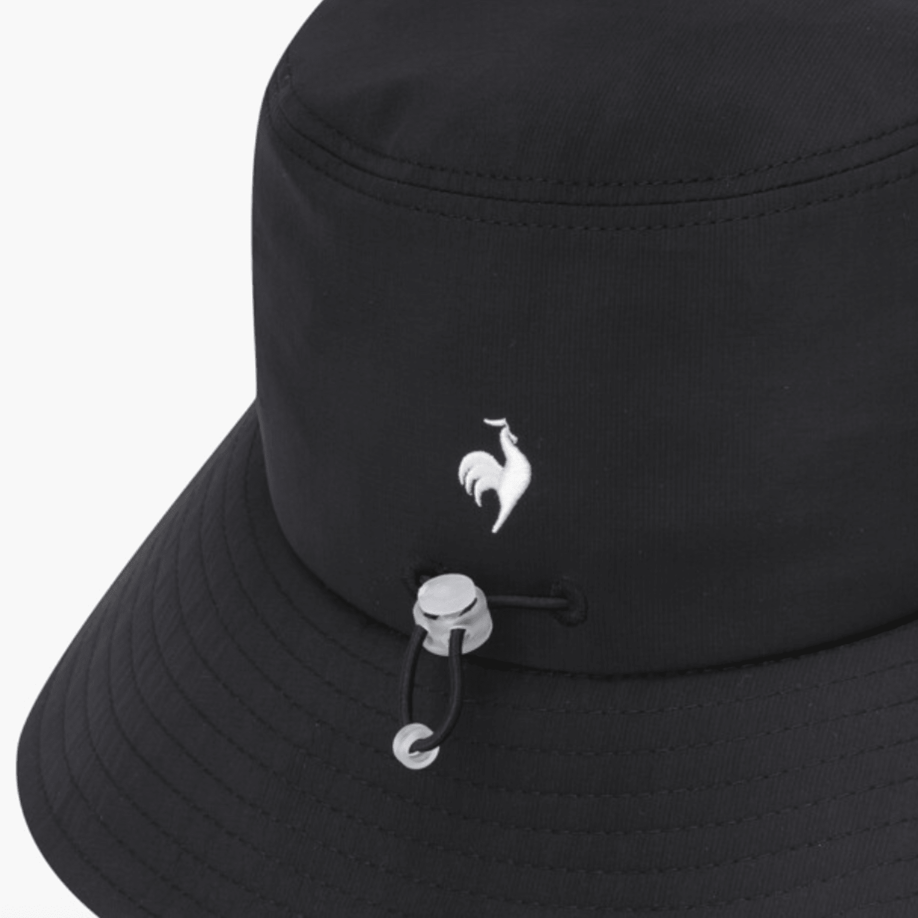 Le Coq Sportif Men's Essential Bucket Hat - Black | Erthe Golf