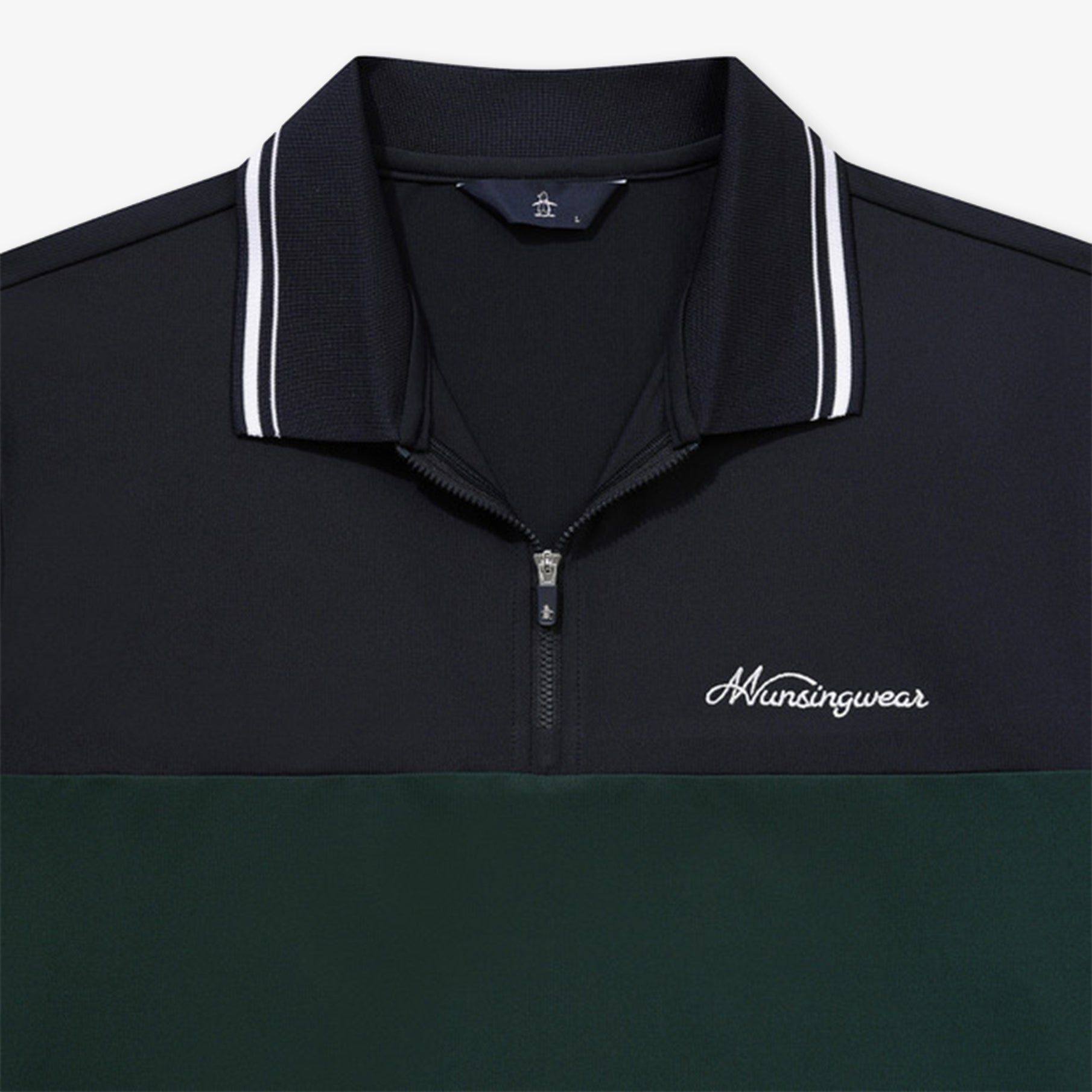 Munsingwear Men's Color - Block Polo - Dark Navy - Erthe Golf