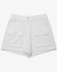 Munsingwear Women's Pocket Shorts - White - Erthe Golf