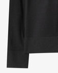 Men's Collared V - Neck Sweater - Black - Erthe Golf