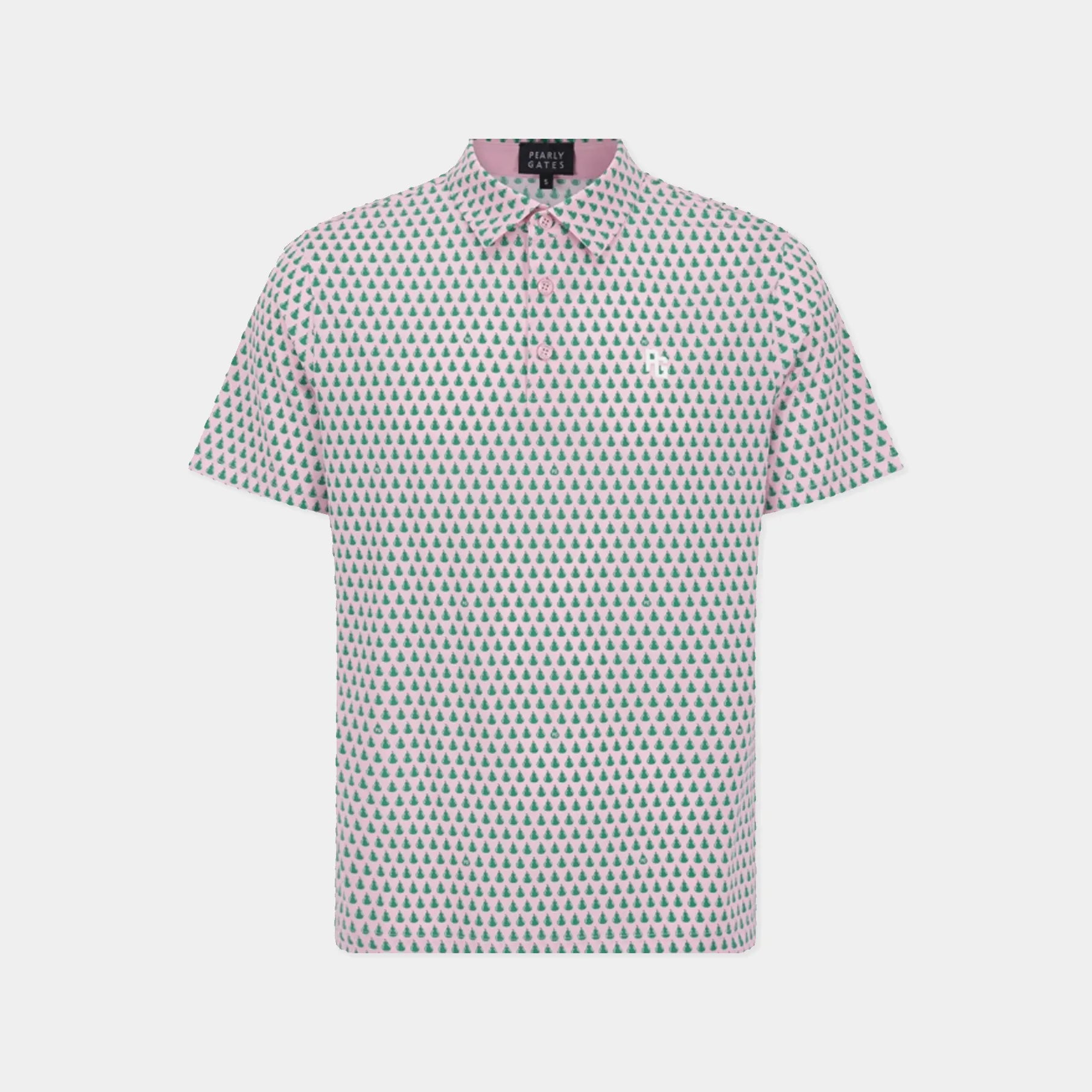 Pearly Gates Men's Fruit Print Cooling Tee - Pink | Erthe Golf Pearly Gates Men's Fruit Print Cooling Tee - Pink | Erthe Golf