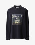 Men's Waacky Crewneck Top - Navy - Erthe Golf