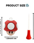 Mushroom Tee - Red - Erthe Golf