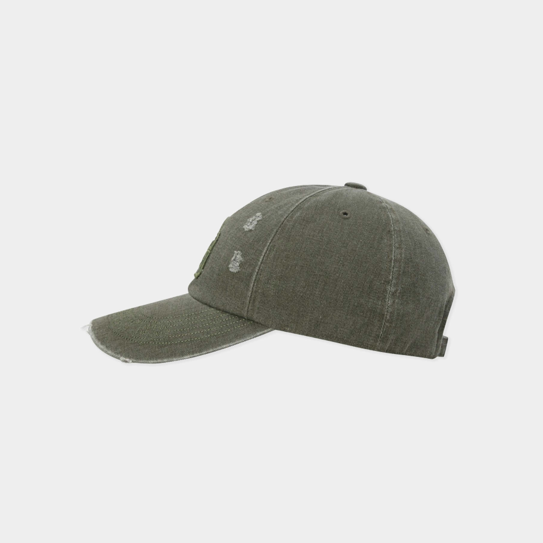 みきっち PEARLY GATES Cap Pearly Gates Cooling Distressed Denim Ball Cap - Khaki | Erthe Golf