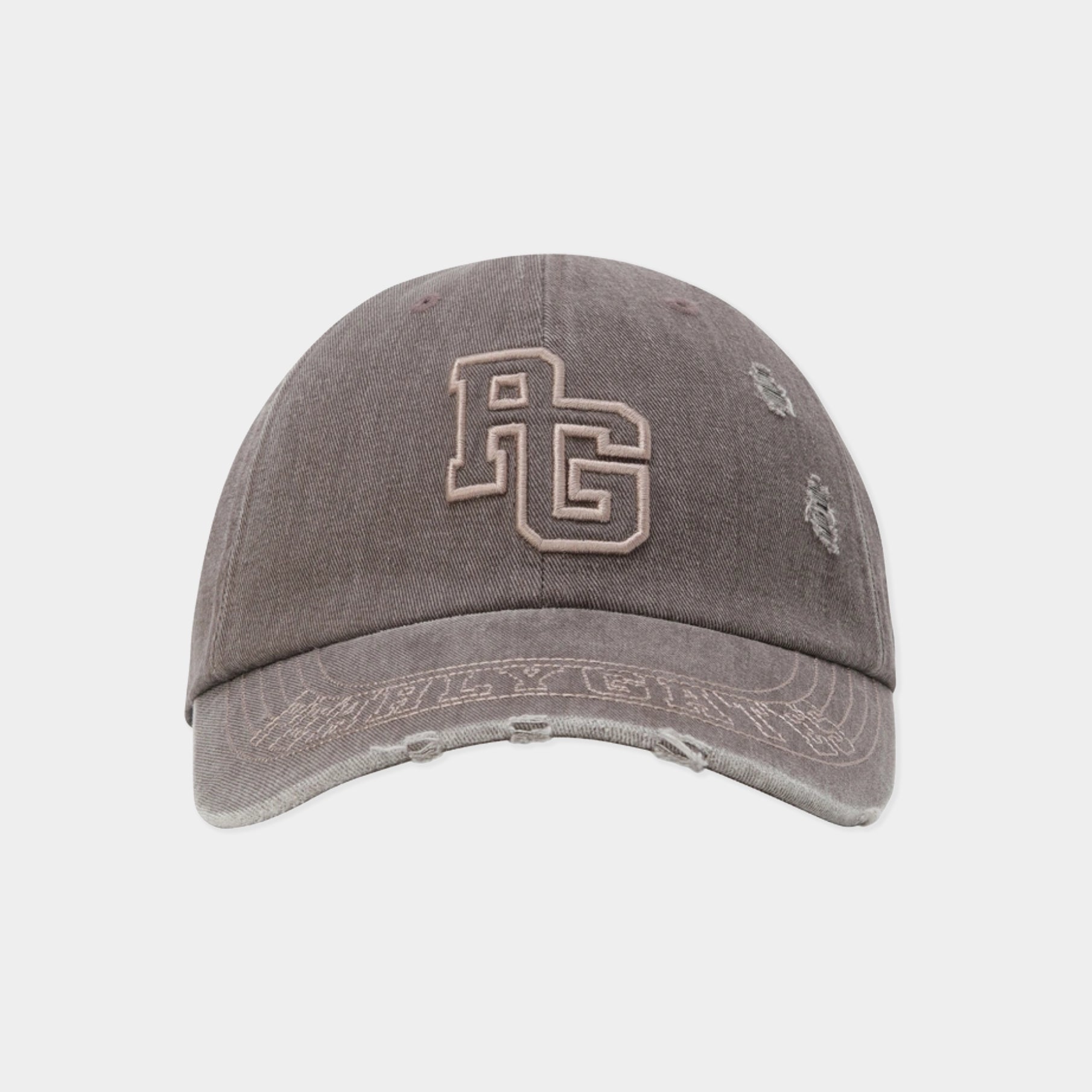 Pearly Gates Cooling Distressed Denim Ball Cap - Brown | Erthe Golf