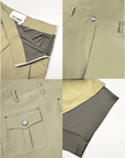 Loveland Diagonal Belt Golf Skort - Khaki - Erthe Golf