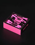 Wooden Golf Tee Pack - Black & Pink - Erthe Golf