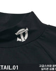 Cellty Black Mock - Neck Long Sleeve - Erthe Golf