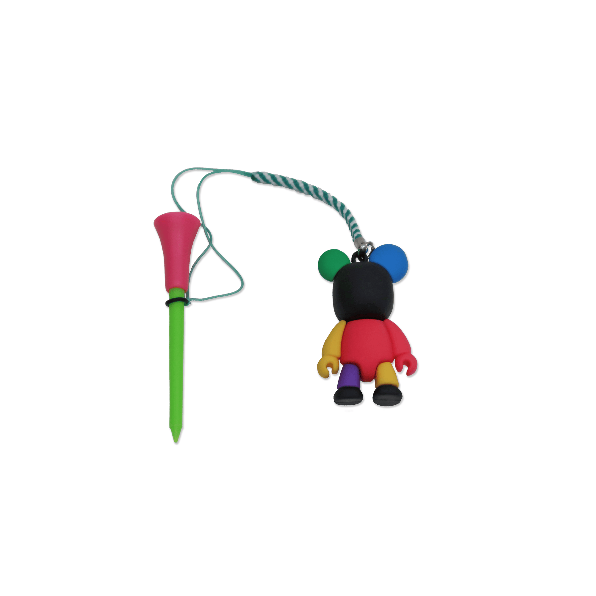 Loss Prevention Golf Tee with Bear - Green - Erthe Golf