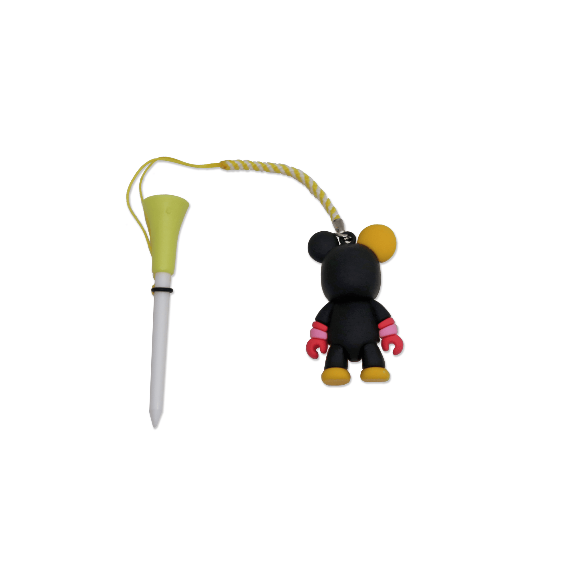 Loss Prevention Golf Tee with Bear - Black - Erthe Golf