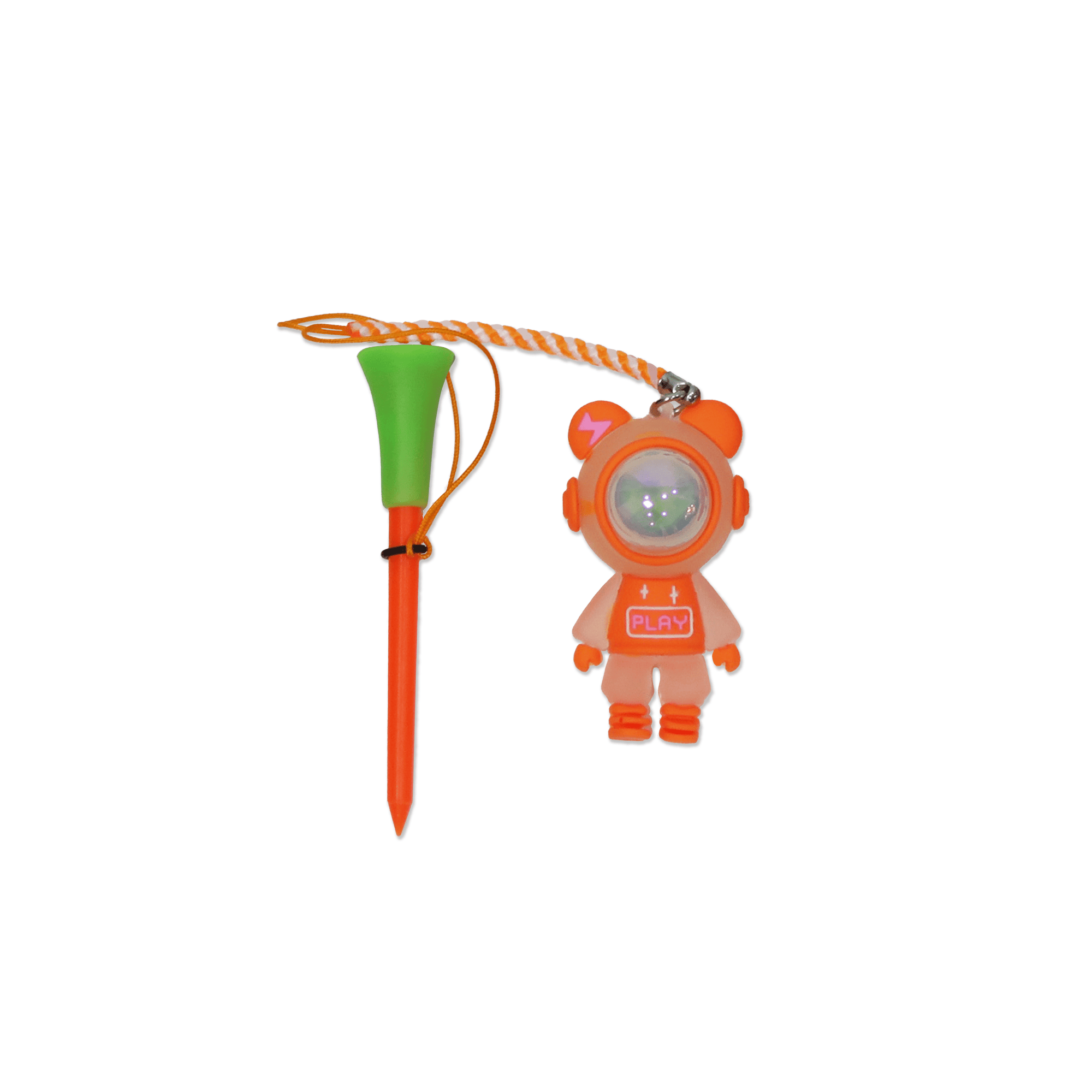 Astronaut Glow Tee - Orange - Erthe Golf