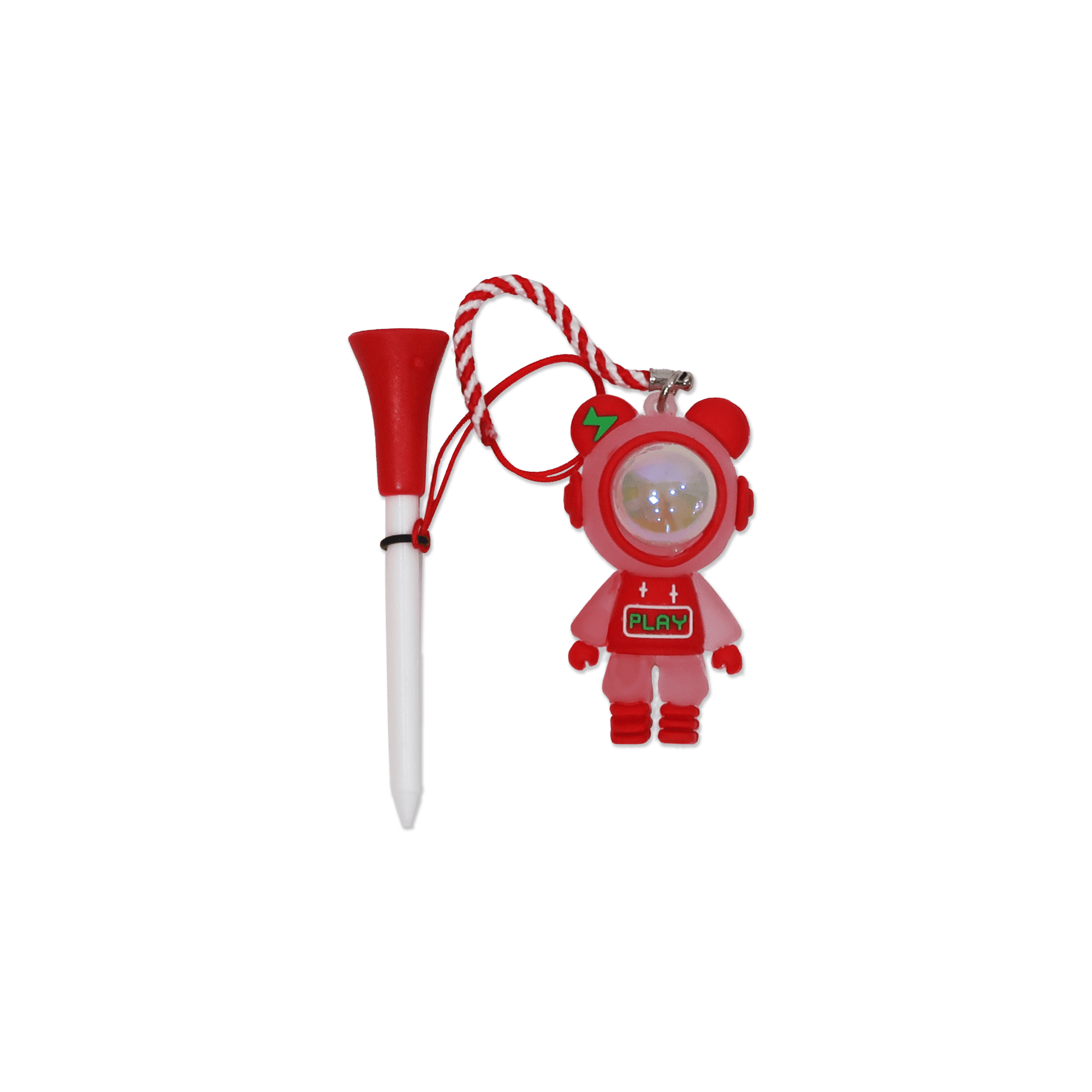 Astronaut Glow Tee - Red - Erthe Golf