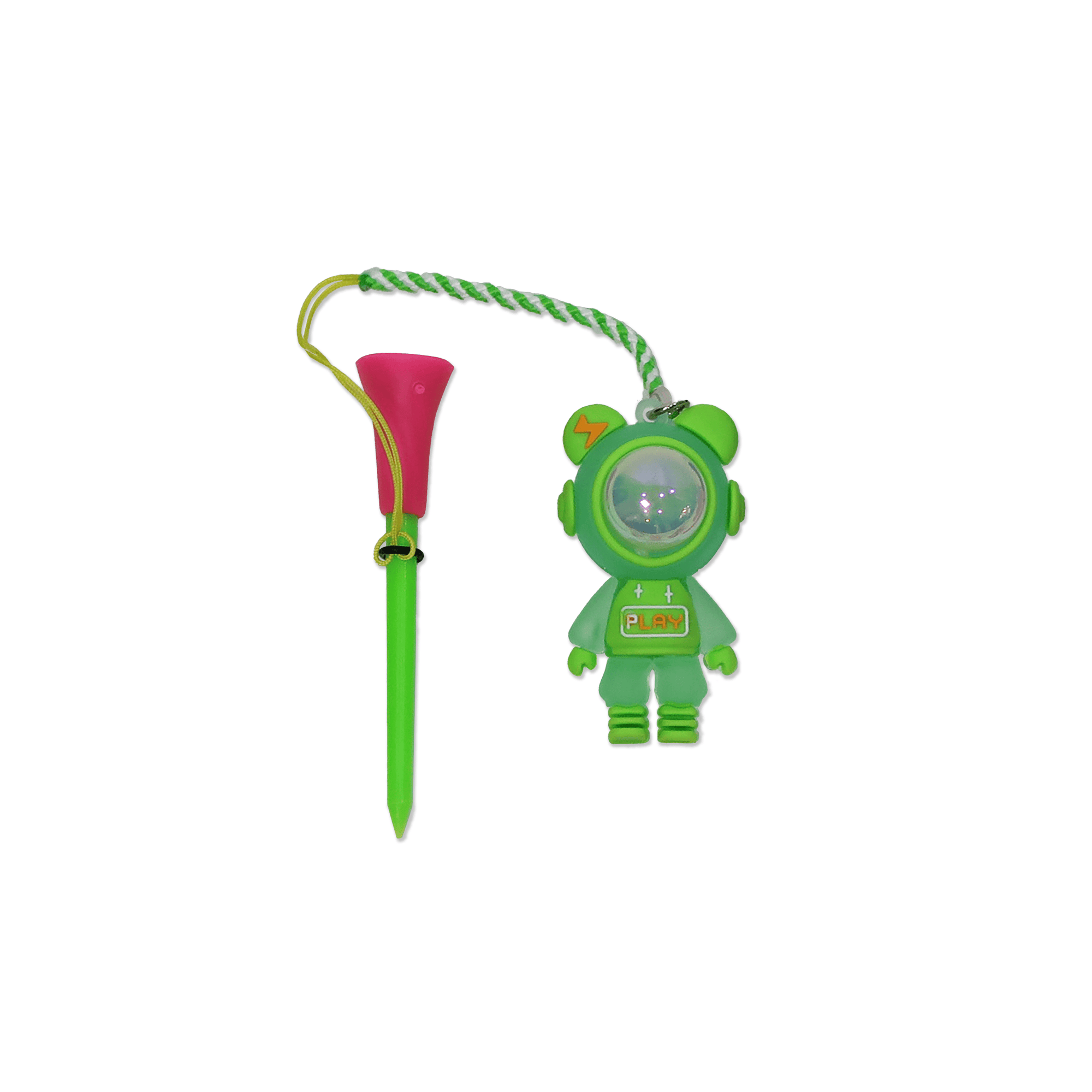 Astronaut Glow Tee - Green - Erthe Golf