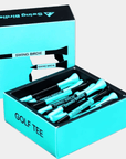 Wooden Golf Tee Pack - Tiffany Blue - Erthe Golf