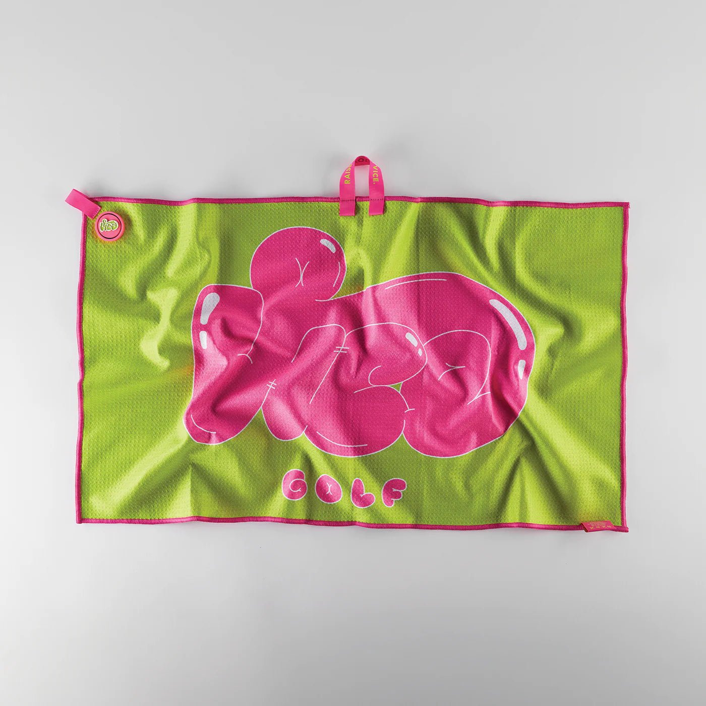 Vice Junior Golf Towel - Green - Erthe Golf