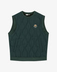 Men's Hybrid Down Vest - Green - Erthe Golf