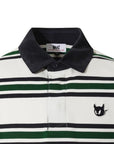 WAAC Men's Stripe Polo - Green - Erthe Golf