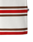 WAAC Men's Stripe Polo - Red - Erthe Golf