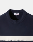 WAAC Men's Crew Neck Sweater - Dark Navy - Erthe Golf