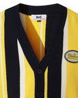 WAAC Men's Stripe Cardigan - Yellow - Erthe Golf