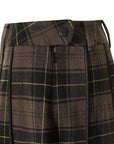WAAC Women's Plaid Skirt - Brown - Erthe Golf