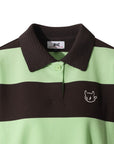 WAAC Women's Stripe Top - Green - Erthe Golf