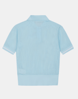 WAAC Women's Mesh Polo - Blue - Erthe Golf