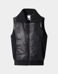 Women's Knit Hybrid Light Padded Vest - Black - Erthe Golf