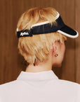 Keypote Women's Navy Blue Tour Golf Visor Back View | Erthe Golf