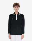 Keypote Men's Long Sleeve Polo - Forest Green - Erthe Golf