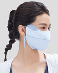 Beneunder Women's Sun Protection Mask UPF50+ - Blue - Erthe Golf
