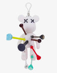 White/Neon Bear Golf Tee Holder - Erthe Golf