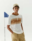Keypote Men's Polo Shirt - White - Erthe Golf