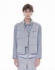 Keypote Men's Quilted Vest - Grey - Erthe Golf