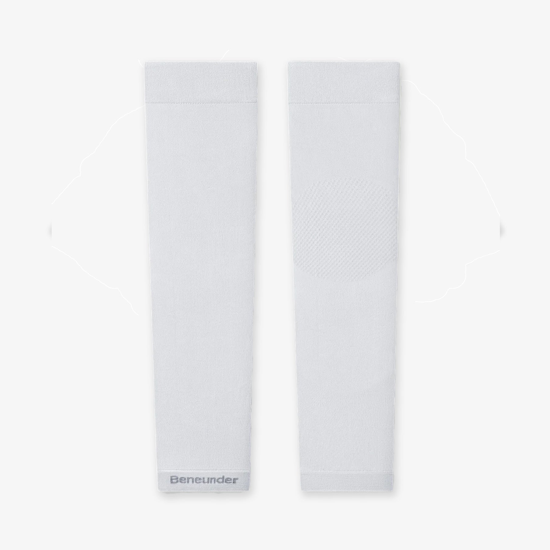 Beneunder Sporty Arm Sleeves UPF50+ - Grey - Erthe Golf