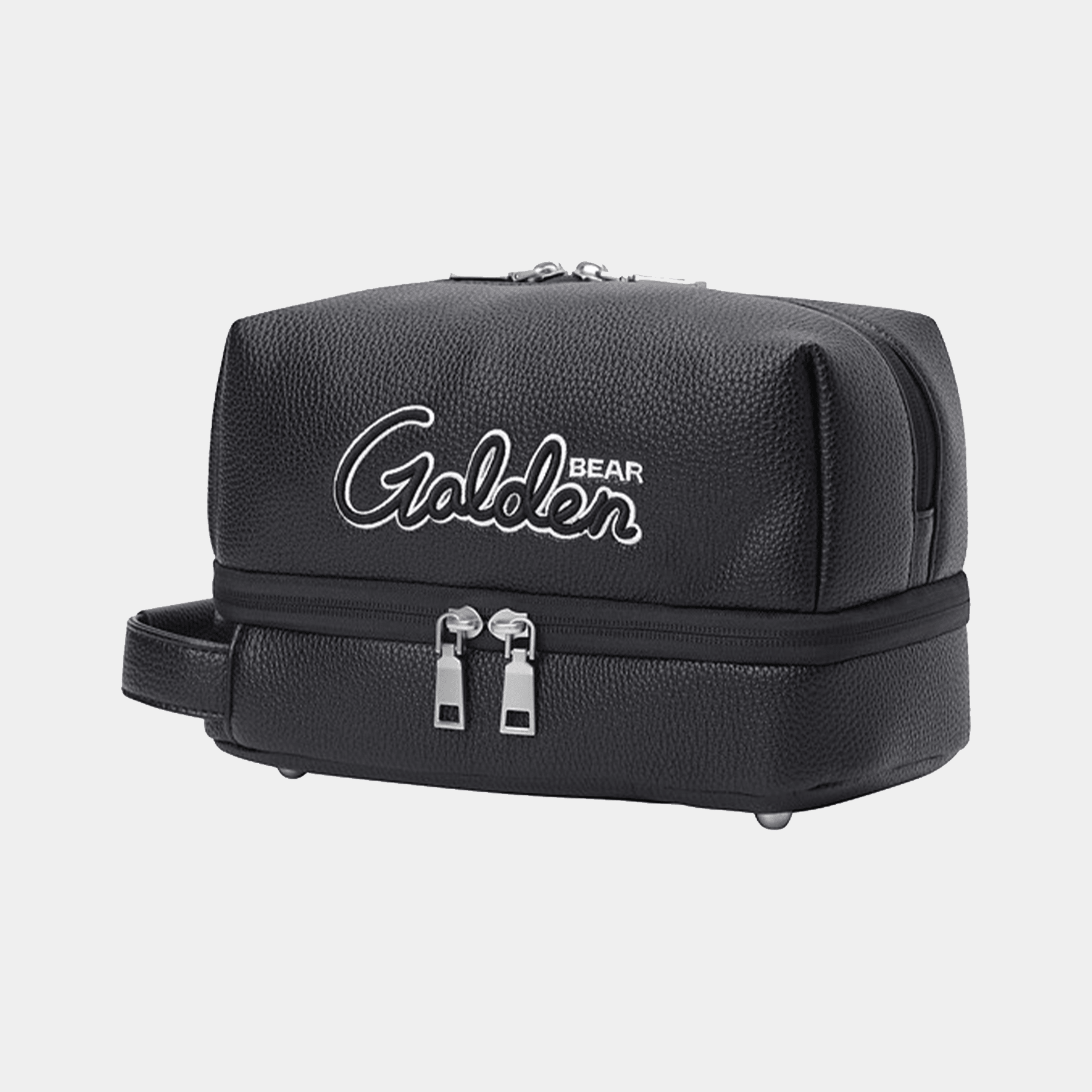Golden Bear Color Block Multi Pouch - Black | Erthe Golf