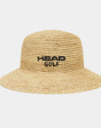 Raffia Bucket Hat - Beige - Erthe Golf