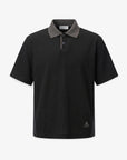 Men's Half Sleeve Top - Black - Erthe Golf