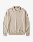 Men's Knit Top - Light Beige - Erthe Golf