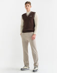 Lanvin Blanc Men's Knit Pants - Sepia Beige - Erthe Golf