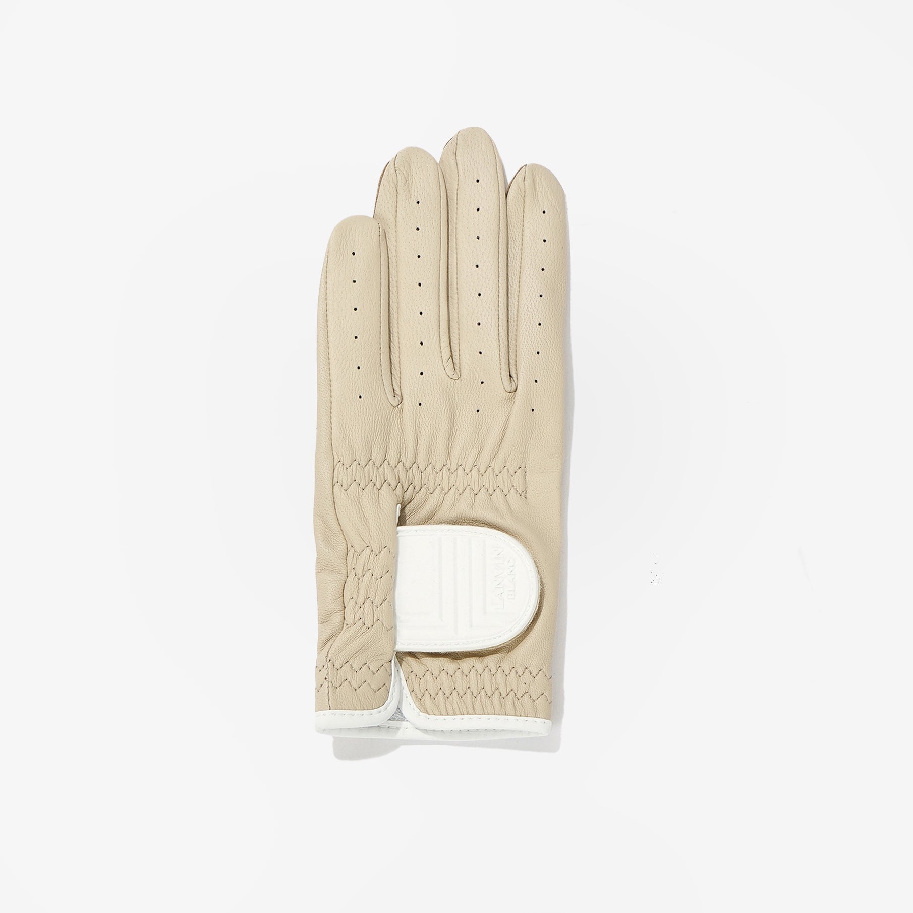 Lanvin Blanc Lambskin Left - Hand Glove - Beige - Erthe Golf