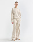 Lanvin Blanc Women's Sweatpants - Oatmeal - Erthe Golf