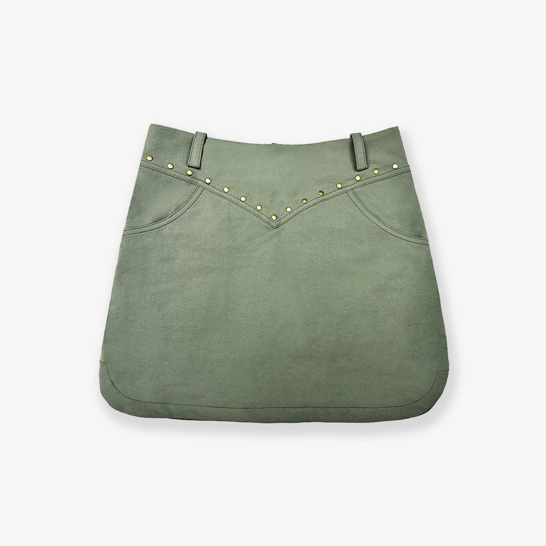Loveland Studded Golf Skort - Green - Erthe Golf
