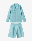 Keypote Men Jacket Shorts Set - Blue - Erthe Golf
