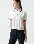 Munsingwear Women's Polo - White - Erthe Golf