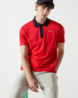 Munsingwear Men's Polo - Red - Erthe Golf