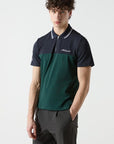 Munsingwear Men's Color - Block Polo - Dark Navy - Erthe Golf