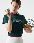 Munsingwear Women's T-Shirt - Dark Green - Erthe Golf