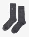 Men's Gentleman Socks - Melange Gray - Erthe Golf