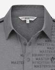 Men's Dot Logo Polo - Melange Gray - Erthe Golf